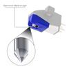 Turntable Styluses Needle Diamonds Needle with Brush Record Player Replacement Needle Plastic Texture Easy Installation