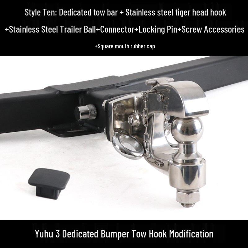 Ford Ranger JMC Dadiyu Huhu 3 Trailer Hitch Rear Tow Hook - Detachable for Towing