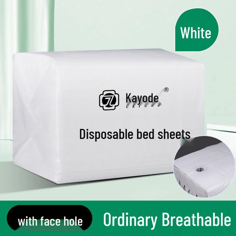 Waterproof, Oil-Proof Disposable Beauty Salon Bed Sheets with Hole - 100 Breathable Isolation Pads.