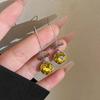 Minimalist Sequined Fringed Ear Hook Fashion Personality Design Earrings Femininity Earrings Niche High Sense