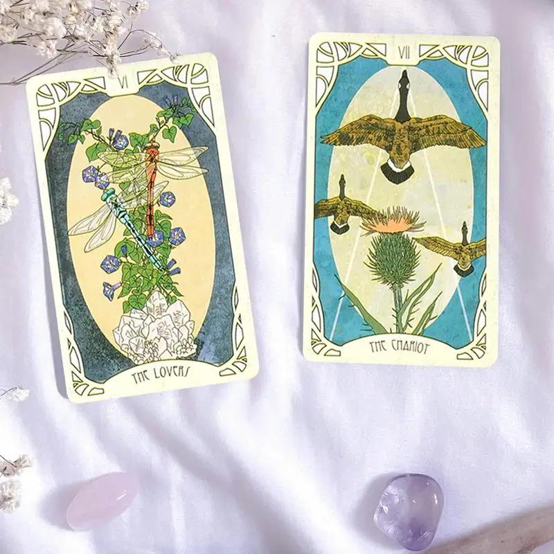 78 deck The Forager's Daughter Tarot cards Board Game Oracle Card  Party Game Divination Tools  Mysterious Divination Deck