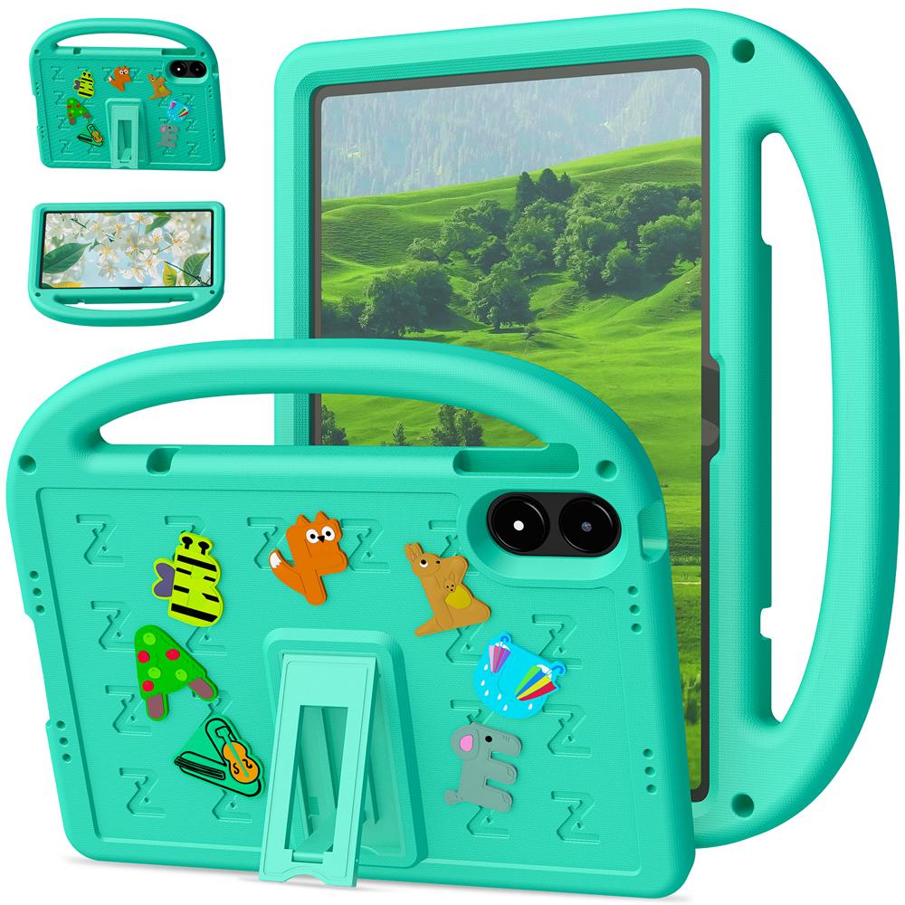 Tragbare Cartoon-Tablet-Hüllen für Kinder für Samsung Tab A9 Plus und Xiaomi Poco Pad M1 7/7Pro Redmi Pad 2 Pro SE Hülle Fundas Stoßfestes EVA+PC Ständer