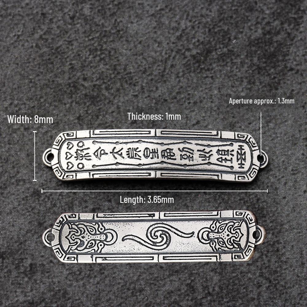 Ciondolo Premium Cinque Vie Dio della Ricchezza: Accessori per Estensione Bracciale e Collana Fai da Te