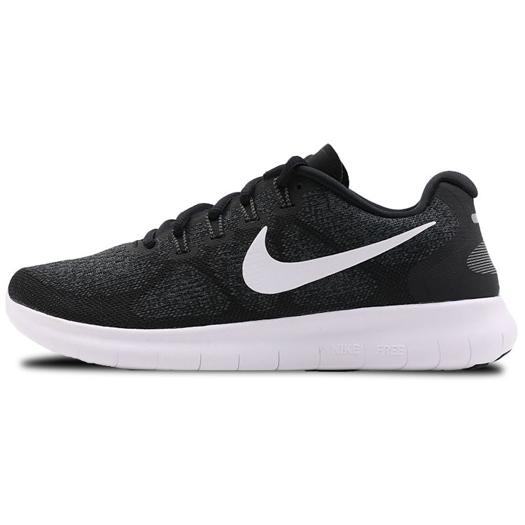 Nike Free RN 2017 Women Black Dark Grey Anthracite White 880840-001 EU 37.5