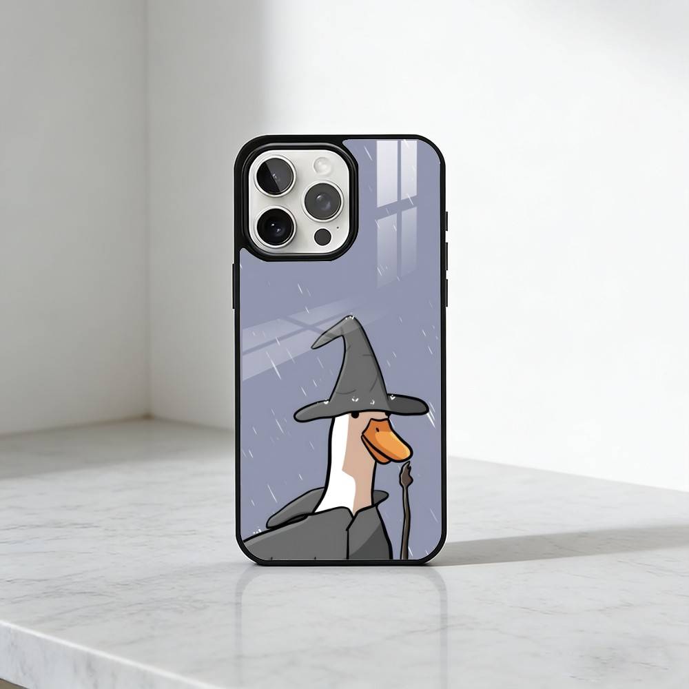 Lustige C-Chaotische Gans und Ente Handyhülle Für iPhone17,16,15,14,13 Plus,Pro Max Magnetisch Für Magsafe Kabelloses Laden