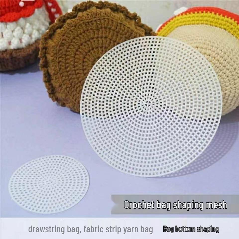 Runder Netz Häkelbeutelboden: Ananasbrötchen Kuchenform für DIY Handarbeiten