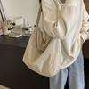 Solid Color Women's Tote Bag Large Capacity Shoulder Crossbody Bag