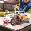 Wine Decanter Motorcycle Glass Aerator Whisky Bottle Liquor Bottle Vintage Desk Decor for Home Kitchen Restaurant Boyfriend