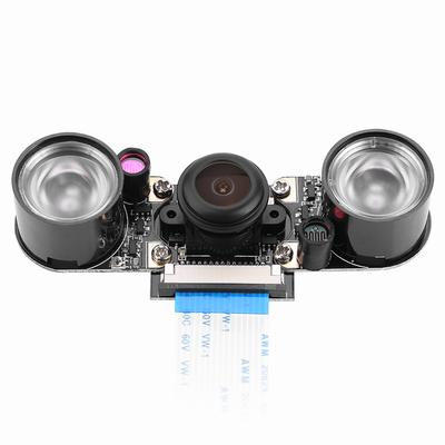 Camera Module For Raspberry Pi 3 2 B Wide Angle Fisheye Lens With Fill Light