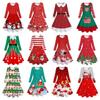 4-12 Years Kids Girls Winter Long Sleeve Dress Christmas Dress