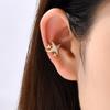 Micro Inlaid Exquisite Star Shaped Ear Without Ear Hole, Ear Bone Clip, Niche, Simple Temperament, Versatile Female Ear Clip Earrings