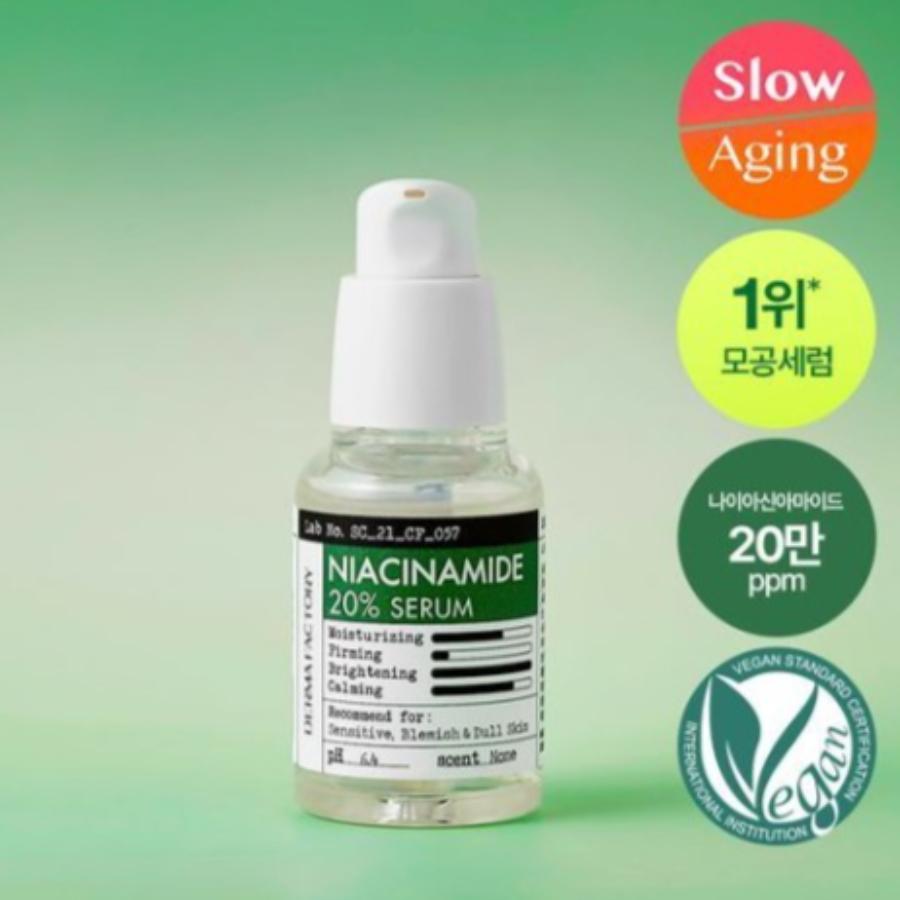 DERMA FACTORY Niacinamide 20% Serum 30ml