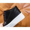 Mode 11CM Äkta Läder Mode Höjdökande Kvinnor Dam Casual Plattforms Wedge Dam Slip-on Sko Sommar