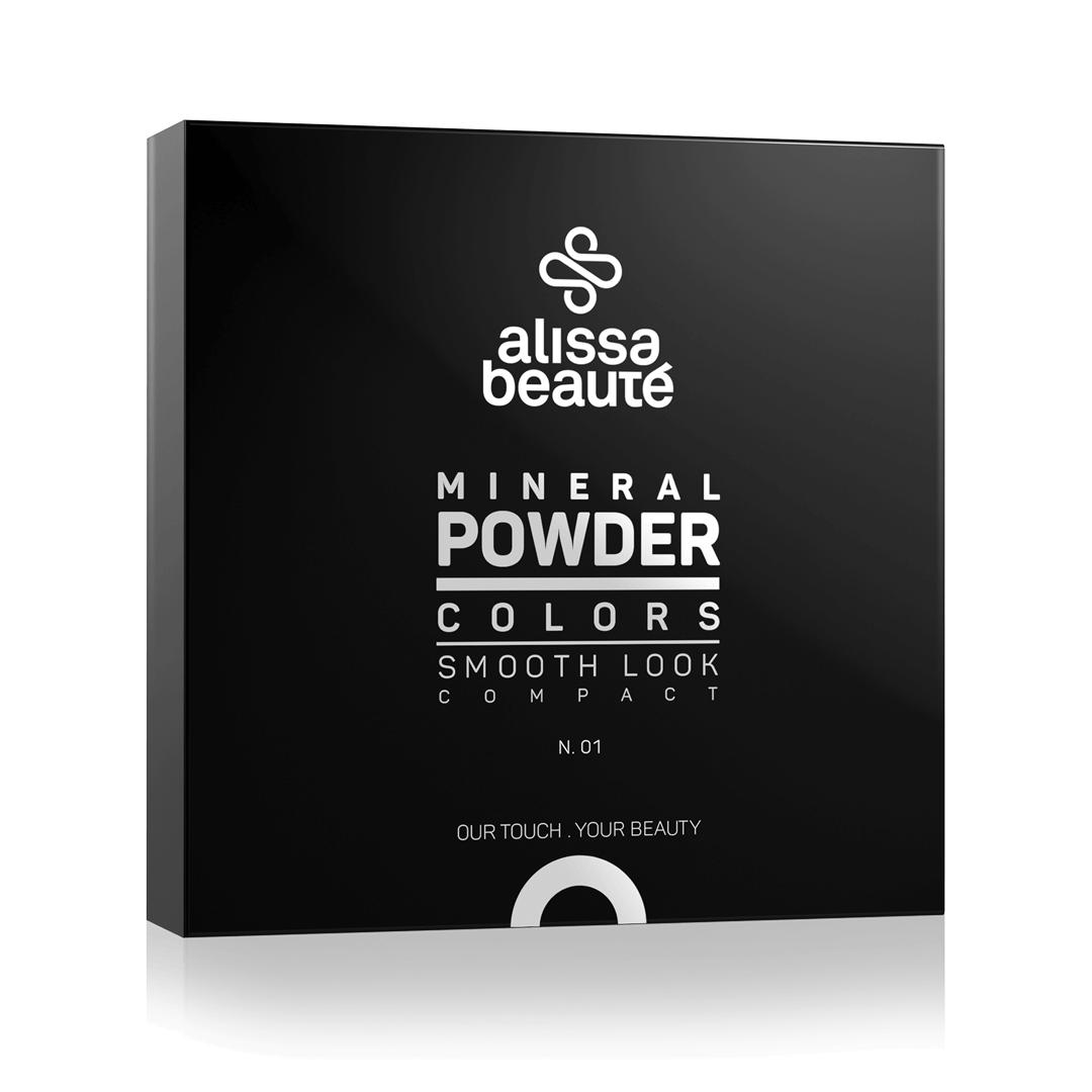 

Compact powder with mineral content 9 g 01 Light beige Mineral powder n.01 Alissa Beautе 9 g