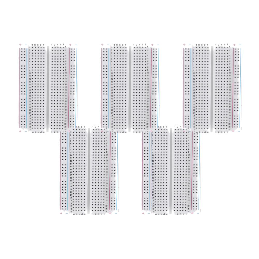20-1pcs 400 Tie Points Solderless PCB Breadboard Spliceable Mini Universal Test Protoboard for Experiment Test Robot