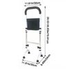 Four-Leg Support Stand Up Assistance Device Handrail Mobile Bracket  Home Health Care