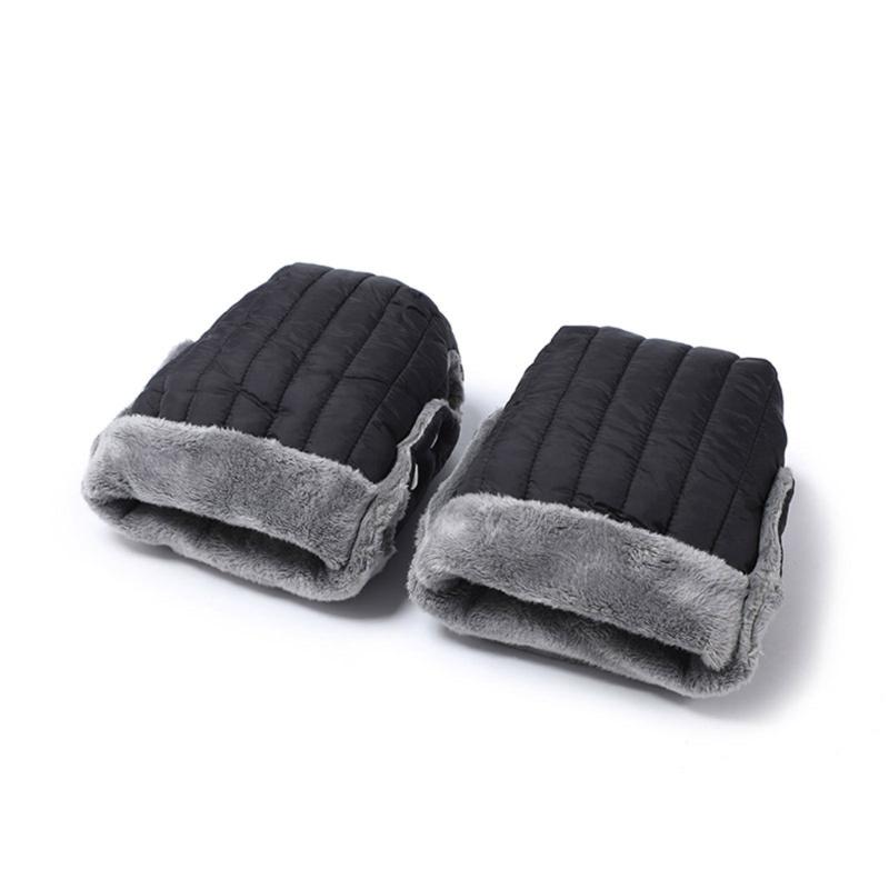 Adjustable Strollers Waterproof Gloves With Soft Lining Windproof Hand Cover Hand Warmer For Parents Caregivers