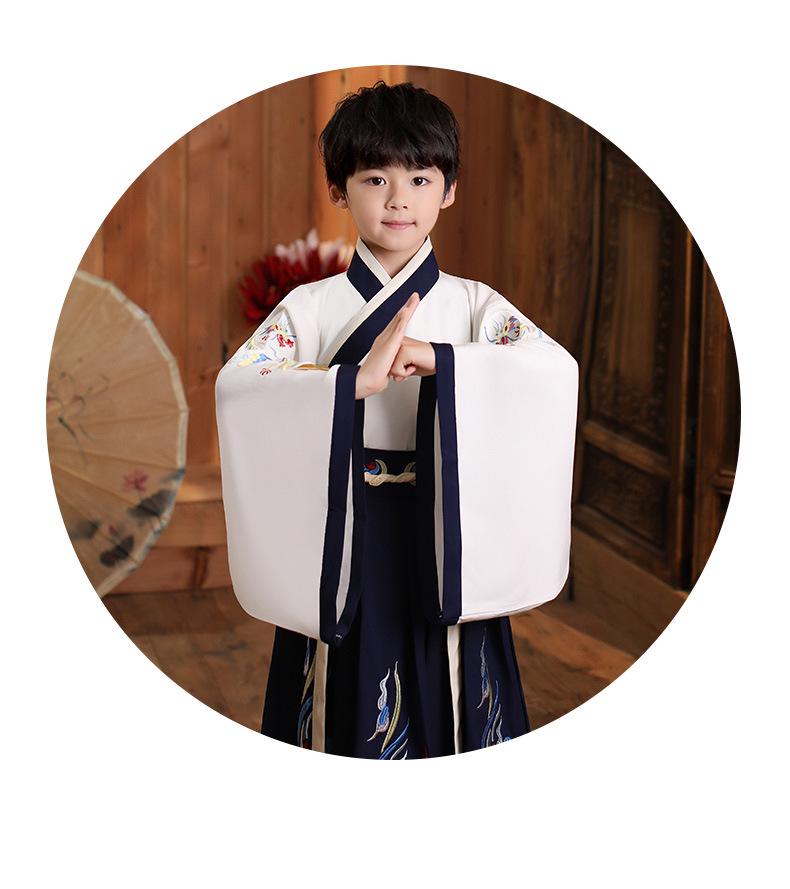 Improved Hanfu Boys 2026 Spring/Autumn Ancient Chinese Prince Costume for Performances