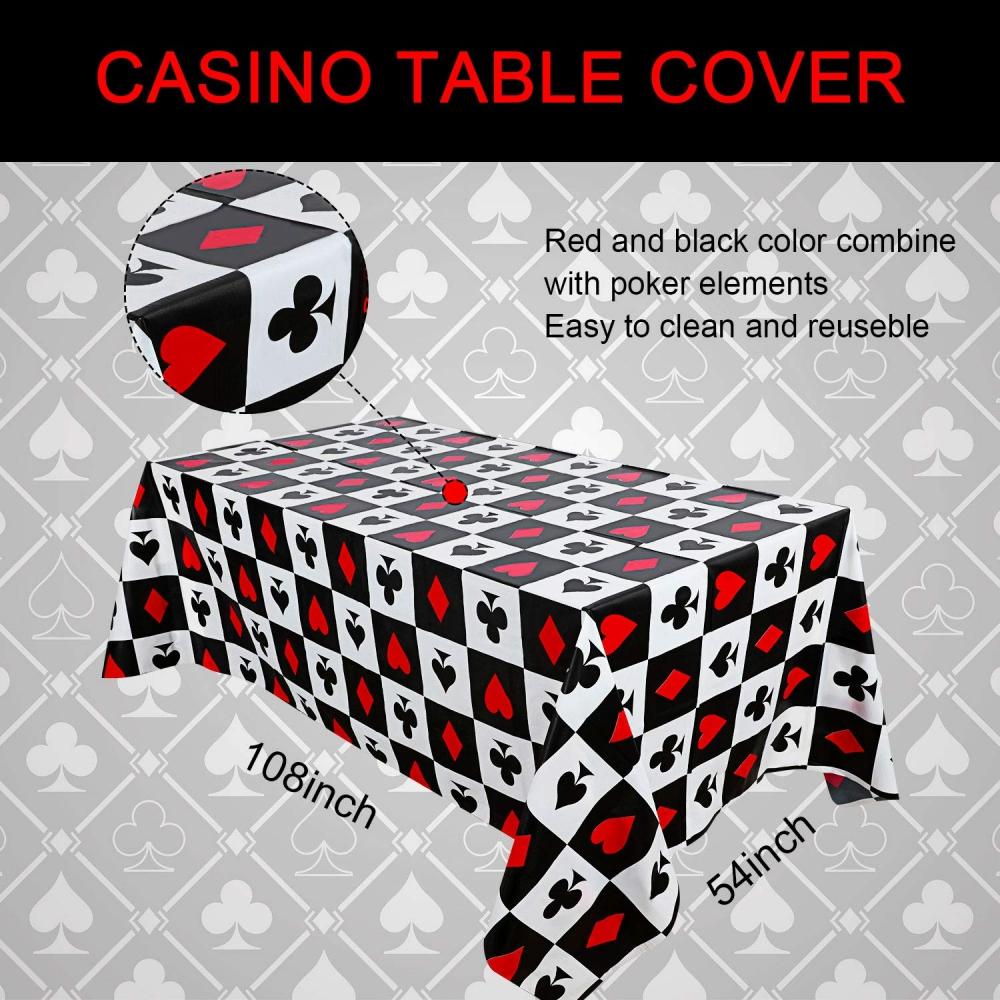 Rectangular Disposable Football Milk Pattern Table Cover Poker Themed Party Decorations
