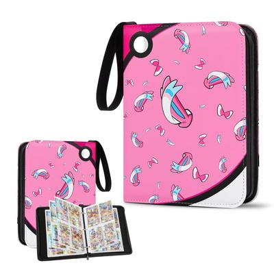 Card File Card Binder Kemon Card File Compatible Card Binder 4 Pocket Storage 50 Pieces Binder 400 Piece Storage Made of Premium PVC Leather Perfect