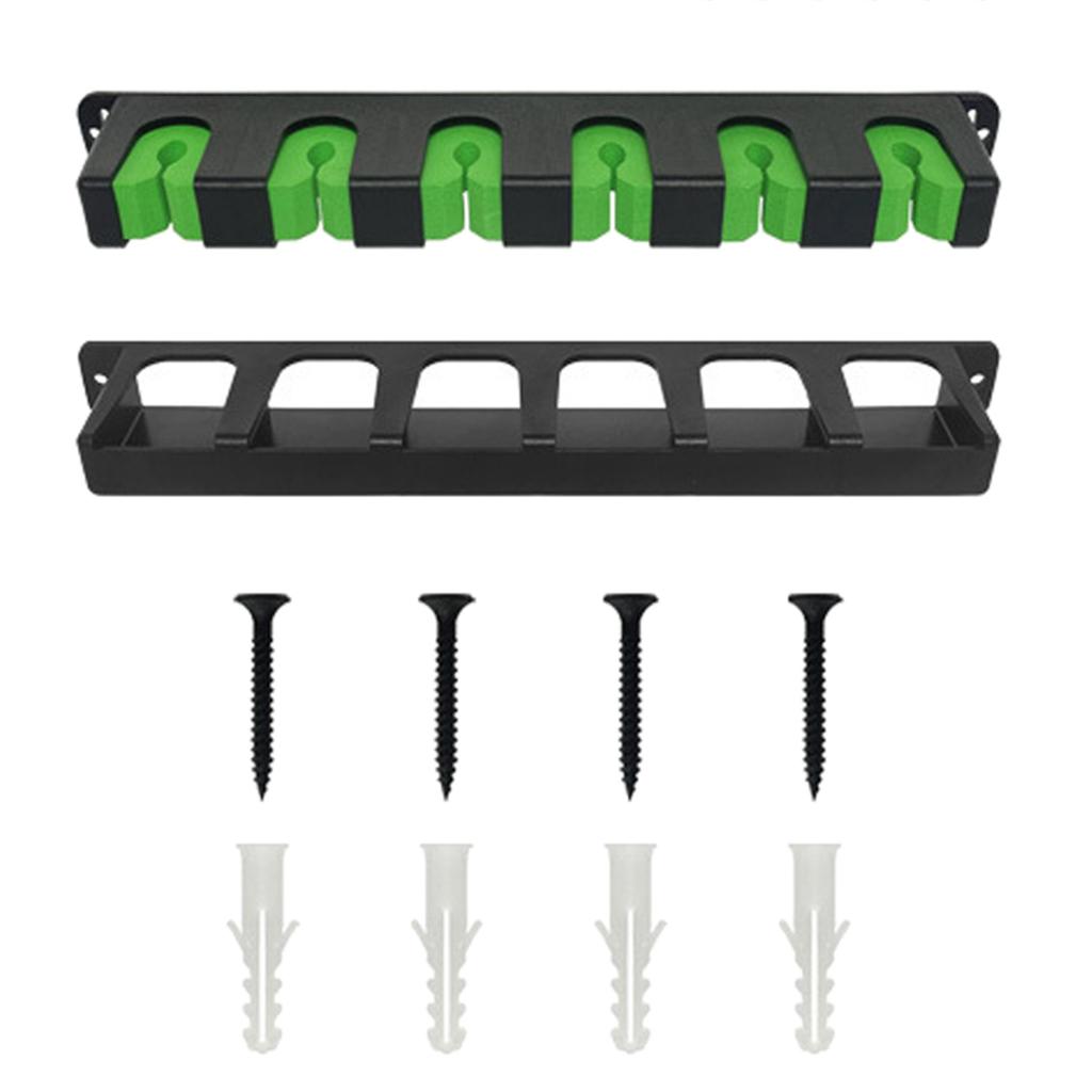 Suportes para Varas de Pesca para Garagem Suporte Vertical para Varas de Pesca Montagem na Parede Rack para Varas de Pesca Porta-Varas Comporta até 6 Varas