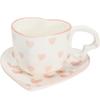 Sweet Ceramic Mugs 250ml Tea Milk Cups Hand Drawn Love Heart Cup  Kitchen
