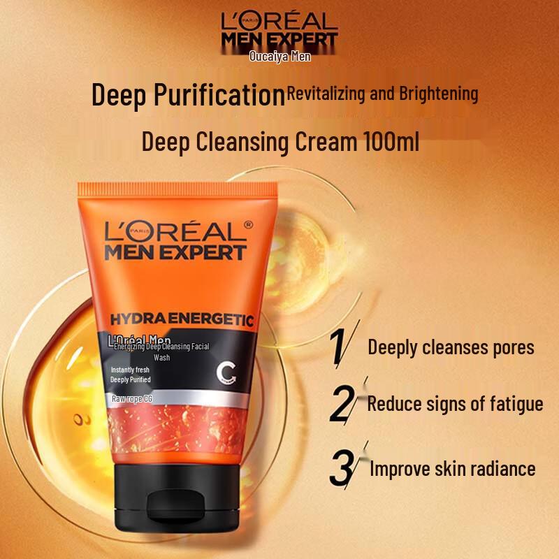 L Oreal Men s Expert Очищающий гель для глубокой очистки 100 мл