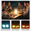 Outdoor portable mobile power light Type-C charging LED hanging multi gear tent light suitable for camping, hiking, and fishing