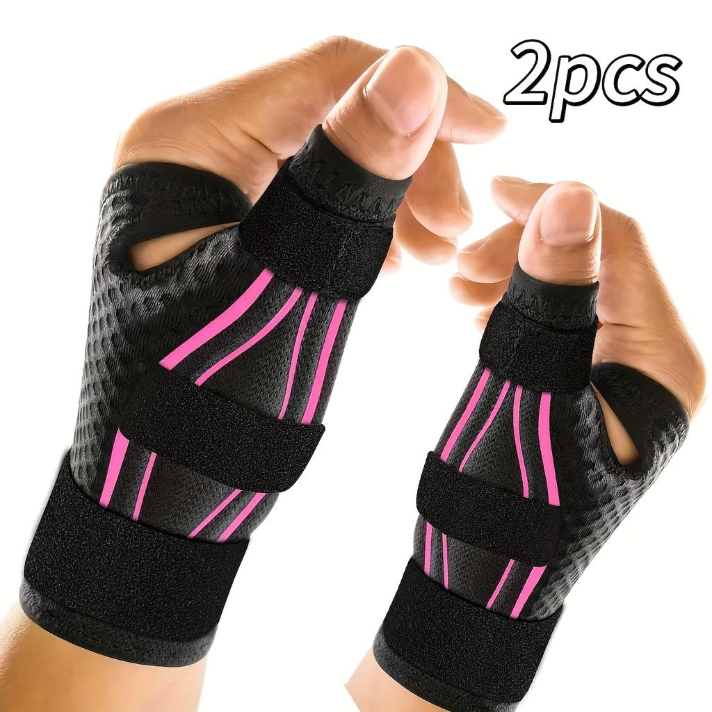 2 Stück ergonomische Daumenbandage für die rechte oder linke Hand bei Arthritis-Schmerzen und zur Unterstützung, Daumenschiene für Schnappfinger