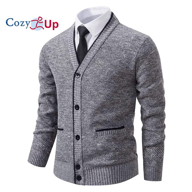 Cozy Up Cotton Cardigan genser for menn