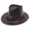 Outdoor Straw Hat Men's Summer Seaside Beach Hat Western Cowboy Hat Men's Mountaineering Sun Hat Sunscreen Sun Hat