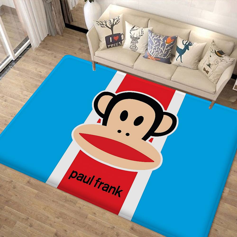 L-Luxurious P-Paul Frank Door Mat Nordic Style Bedroom Living Room Doormat Home Balcony Anti-Slip Alfombra