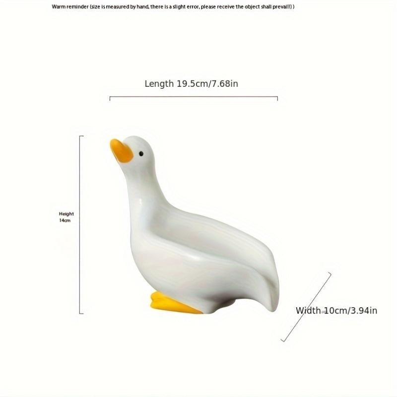 Porcelain Cute Duck Soap Dish, Cute Duck Bathroom Soap Holder, Anti Water Storage Rack, Washbasin Decor
