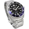 Casio Standard Analog Sports Watch 20 ATM Water Resistant Men's Black Blue Bezel Metal Band