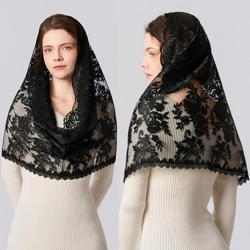 Functional Polyester Scarf Serves As Hair Band Neck Cover Or Mask Portable For Travel Elegant Use Comfortable Fabric
