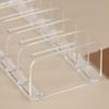1Pcs Cd Display Rack Clear Acrylic Cd Holder Organizer Up To 14 Standard Cd Cases Media Shelf Storage Solution