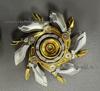 Irritable 08 Zinc Alloy Gyro Decompression Toy: Rotating Armor-Linkage Spinner
