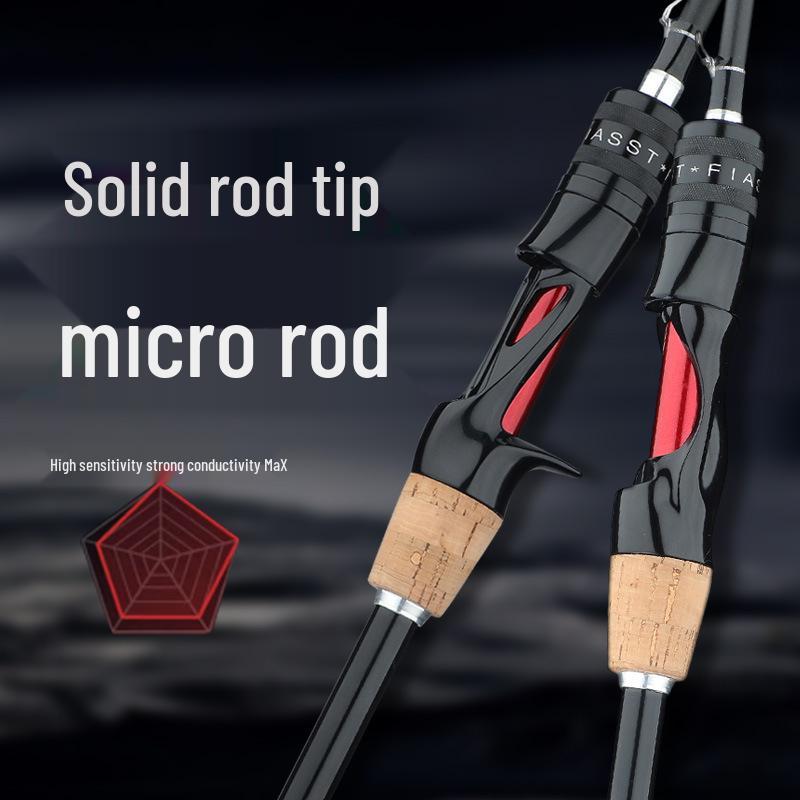 Complete Beginner's Micro Tin Can Lure & Long Cast Spinning Rod Set with Double Rocker Arm Spinning Wheel.