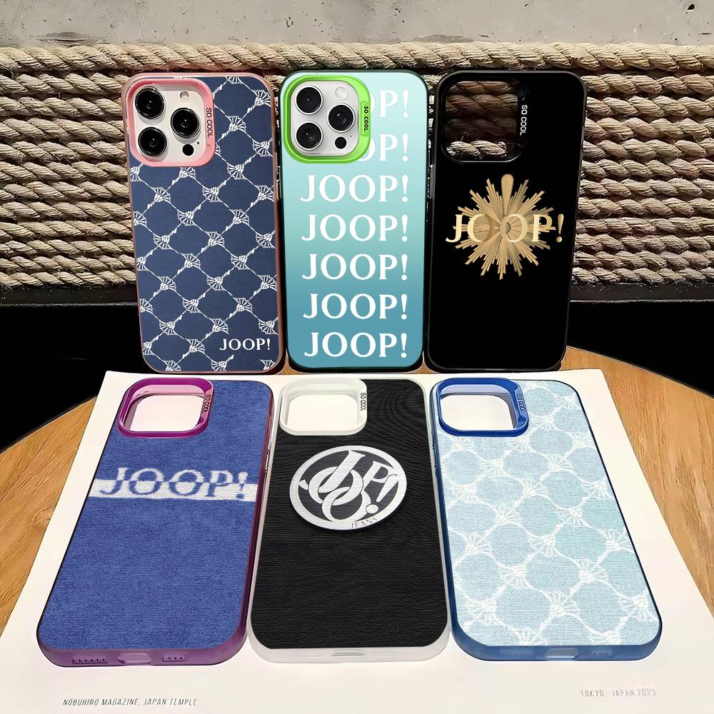 Modemarke J-Joop Handyhülle Für IPhone 17 16 15 14 13 12 11 Pro Max Plus Pro Bunte Hülle