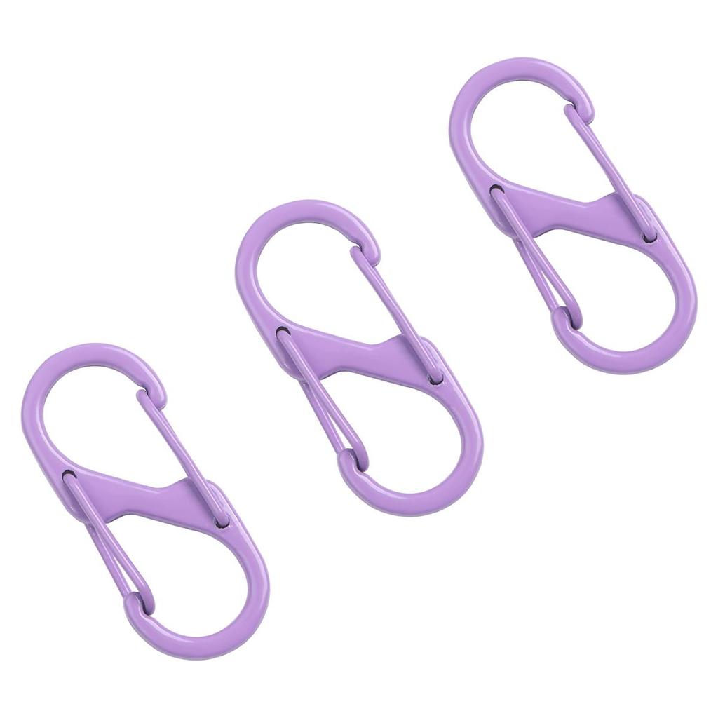 4-50Pcs Alloy+Iron Spray Paint Double S Buckle Clasps For Key Bag Accessories