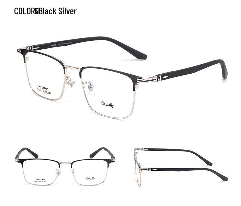 

Доктор. Оправа для очков Lori Spring Alloy - Модная и удобная деловая оправа для очков при близорукости (Стиль Доуинь)