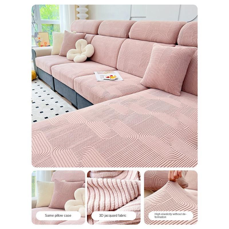 Sofabezug All-Inclusive-Universalbezug Einfaches, modernes Vier-Jahreszeiten-Sofakissen Rutschfestes nordisches Vollbezugstuch