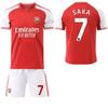 Completo da Casa Arsenal - No. 14 Yorcres, No. 41 Riso, No. 7 Saca, No. 8 Oldgao 2526 Maglia Stagione