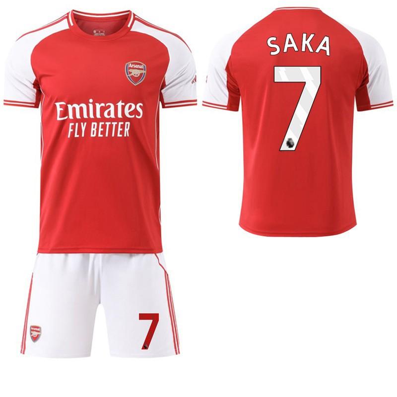 

2526 No. 7 Saca 8 Oldgao Jersey 41 Rice Arsenal Home 14 Yorcres Football Set #L