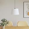 VidaXL White Ceiling Lamp Shade Ø40x26 Cm Wicker 364369