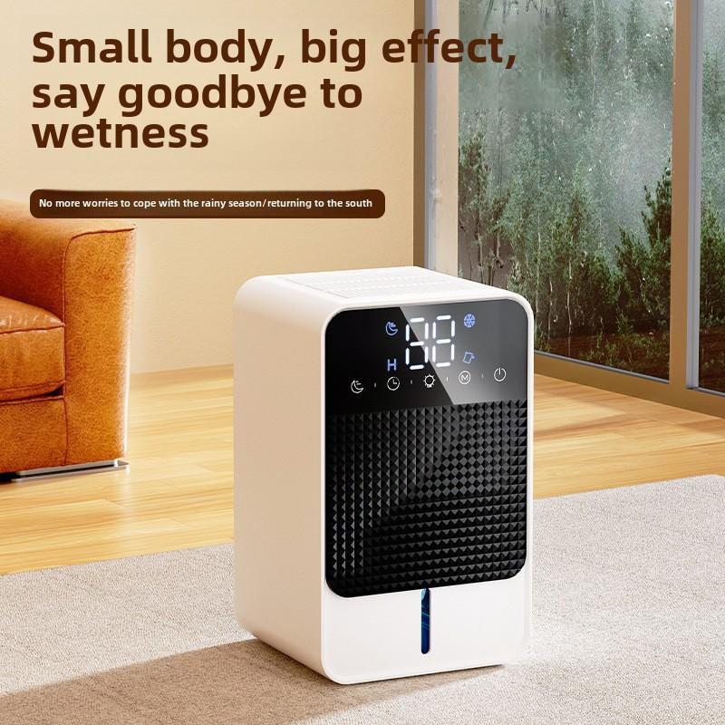 1.5L Smart Dehumidifier - Auto-Defrost & Timer, 2 Modes Portable Dryer with Water Alert, Ultra-Quiet for Home/Office/Dorm
