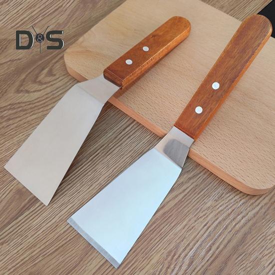 Stainless Steel Thin Slotted Fish Turner Frying Spatula for Cast Iron Skillet Kitchen Spatulas for Pancakes Steak Burger