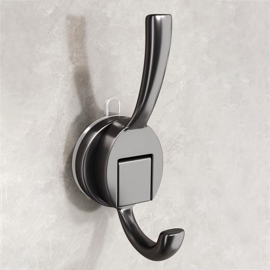 4 Stück Heavy Duty Saugnapfhaken Wasserdichte Push-to-Lock Aufhängehaken 360°