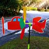 Colorful Cartoon Windmill Three Dimensional Wind Spinner Cartoon Children Toys  Garden Yard Decor