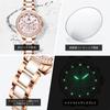 OLEVS Women's Watch Quartz Japanese Movement Multifunction 60-Minute Chronograph 12-Hour Subdial Date Luminous 30m Waterproof Stainless Steel Ceramic